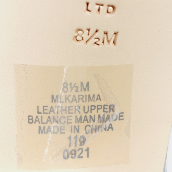 New Marc Fisher Karima Black Metallic Ankle Strap Heels Sandals T644 - Picture 11 of 14